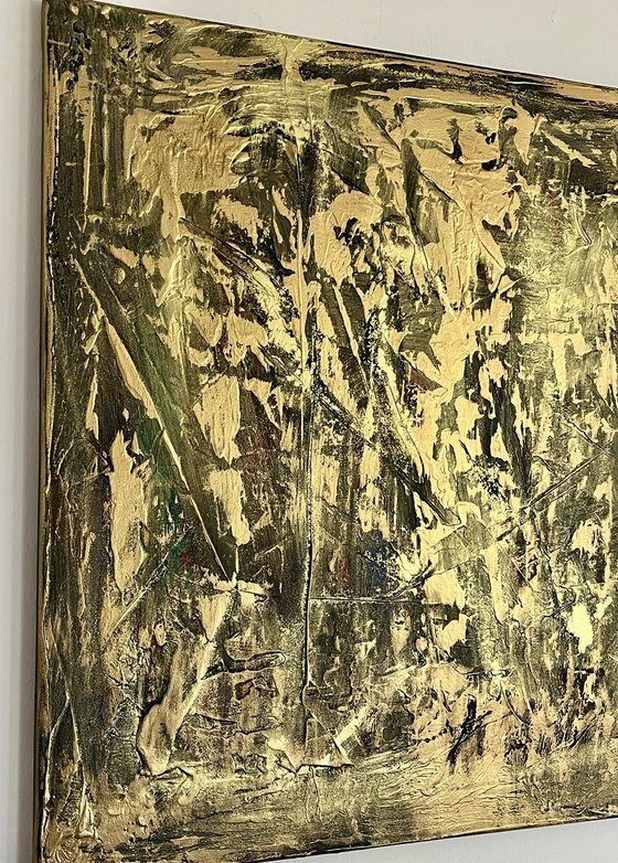 Gold Leaf 110x60x2 cm