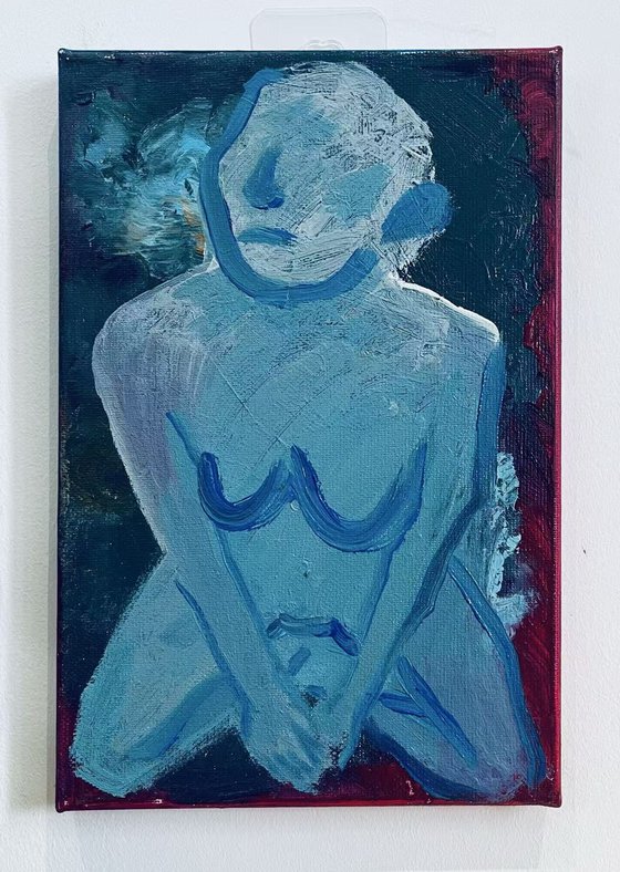 blue girl