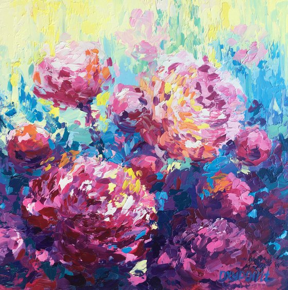 "Roses "Claude Monet"