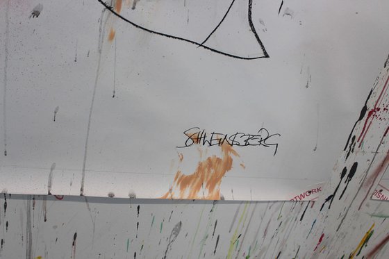 She paints outside the lines No. 3