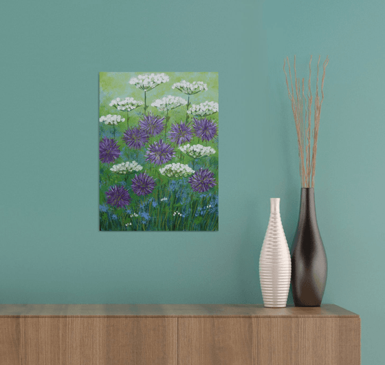 Alliums and Cow Parsley
