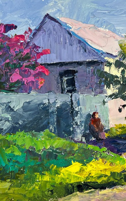 Spring in Front of the House by Boris Serdyuk