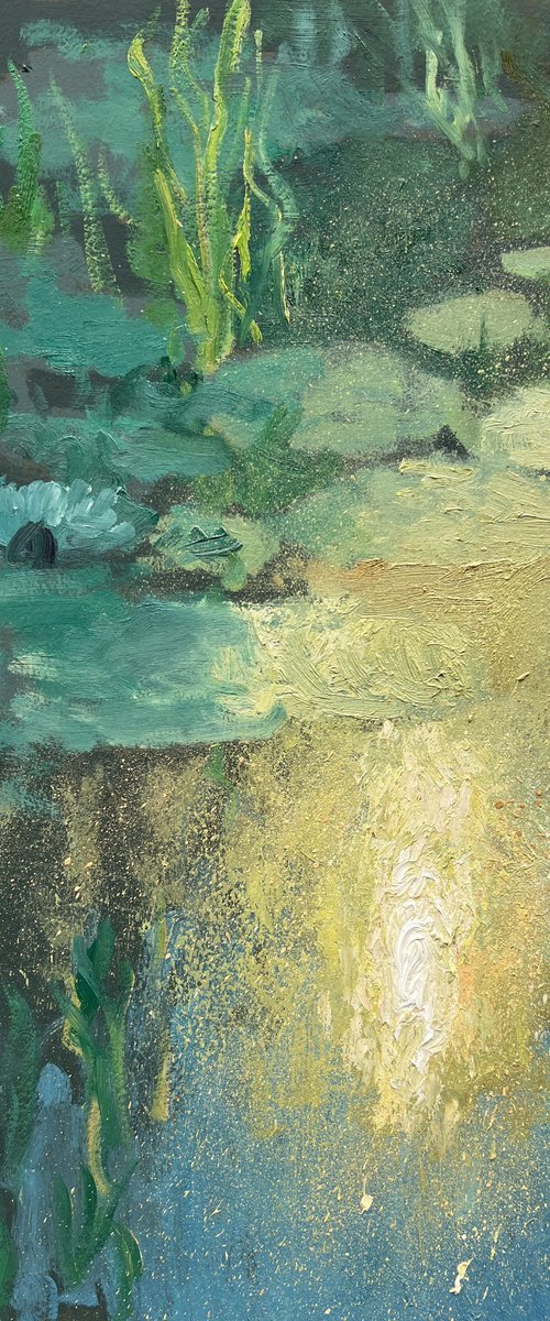 Water Lilies V by Andrii Kovalyk