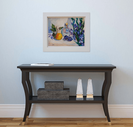 Still Life With Gladioli FRAMED