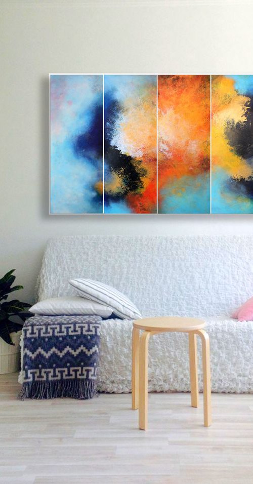 Painting straight from the artist's studio / 5 in 1 / Emptiness by Alex Senchenko