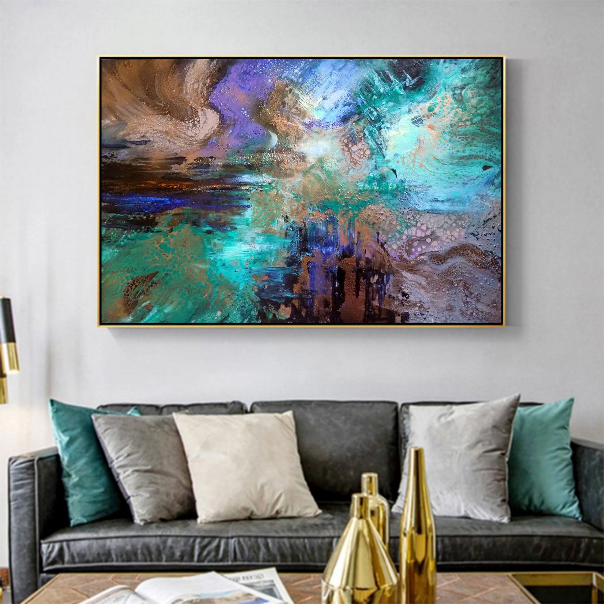 Inner Landscapes By Areti Ampi, 35 X 24, Artwork For Sale On Artfinder