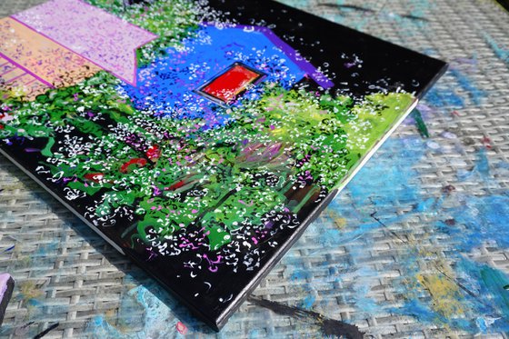 Across the road painting