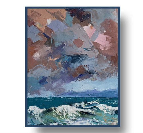 Stormy sky Seascape. by Vita Schagen