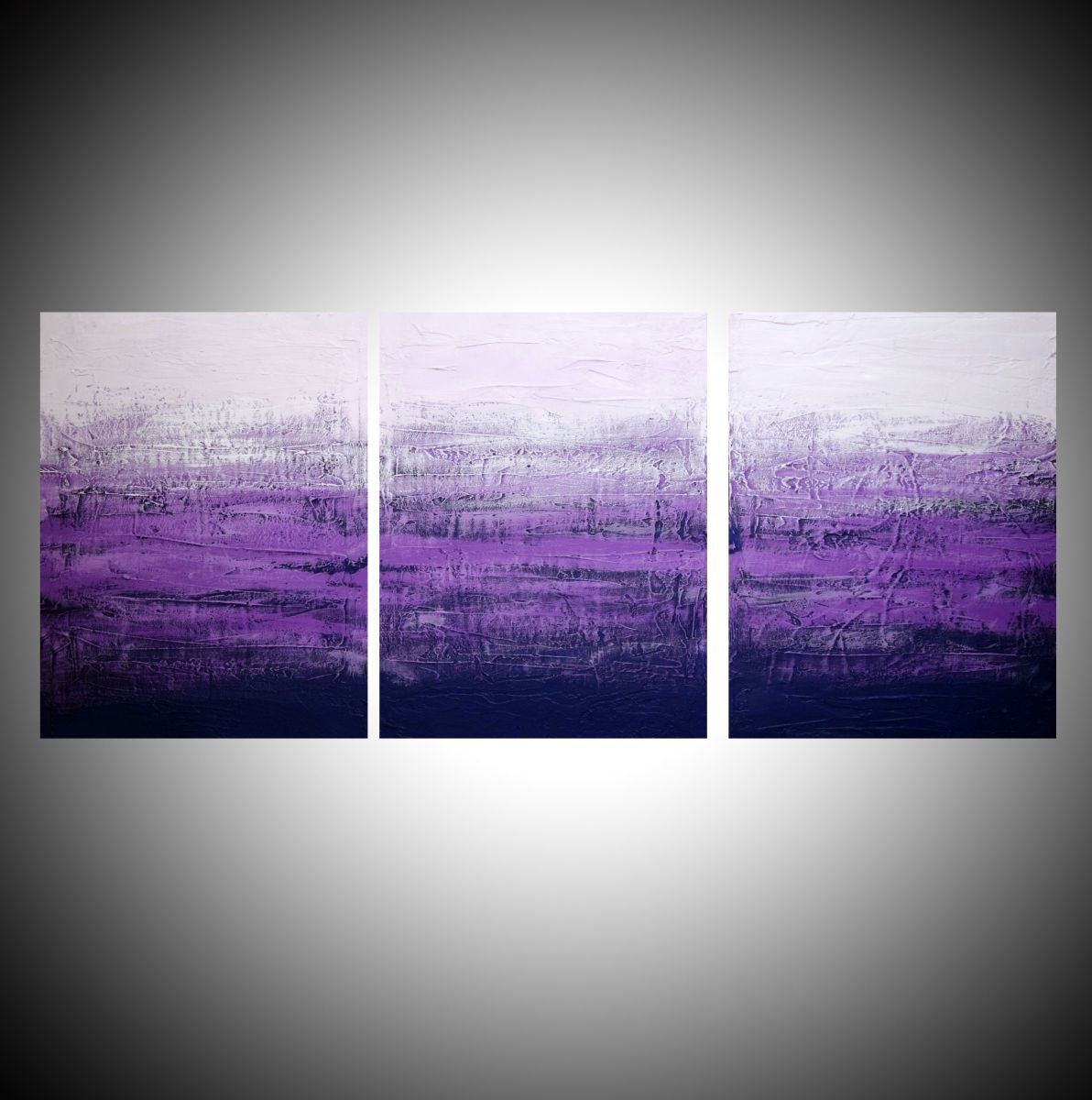 triptych 3 panel wall art colorful images "Purpl Artfinder
