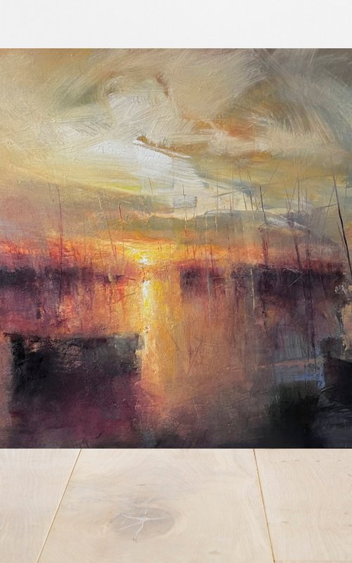 " Harbor of destroyed dreams - Warm / Cold Memories " by Ivan  Grozdanovski