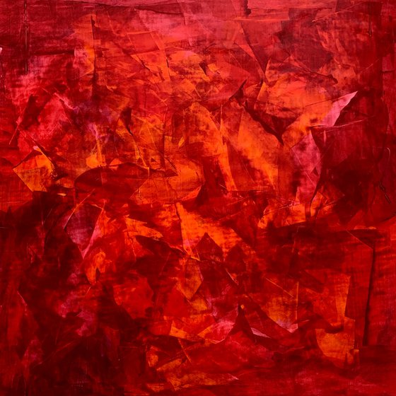 Red abstract no. 925