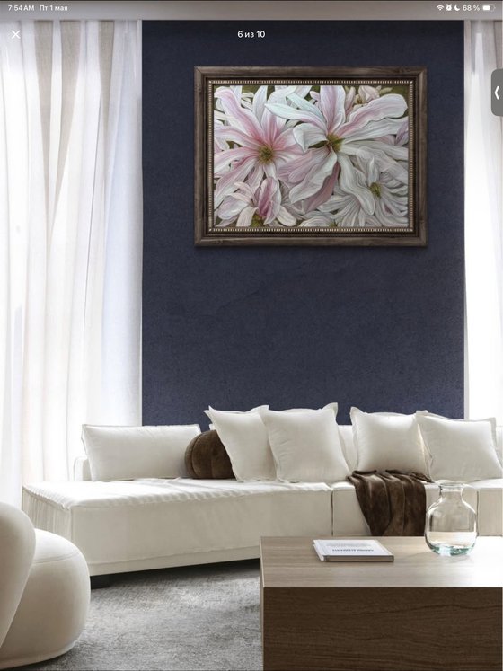 Ethereal Magnolia Bloom