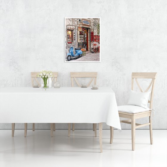 ITALIAN GOODIES by Vera Melnyk (Holidays in Italy, Modern Home Decor, Wall art, Art for sale)