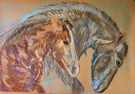 “Inseparable 2” (After Kathy Simpson)