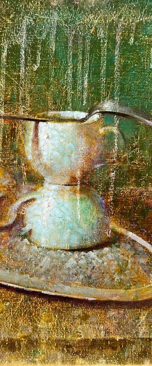 Rustic Coffee Cups by Yulia Odukalets