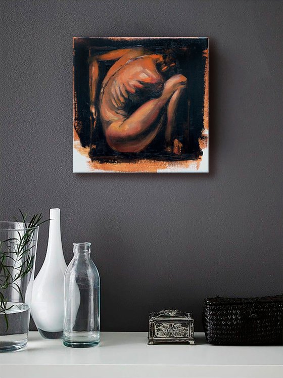 Me I Keep Hidden - Small Figurative Nude