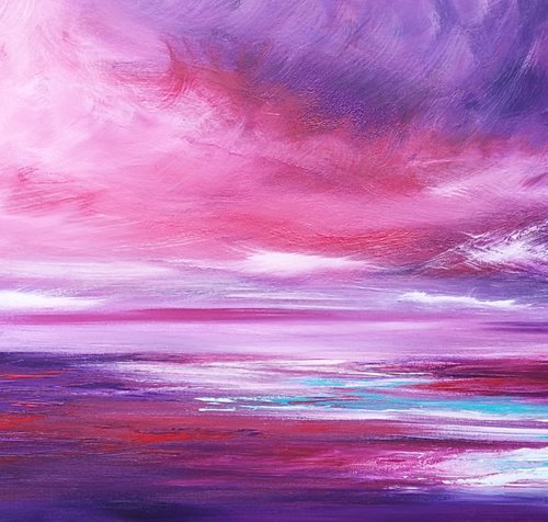 Fleeting Moments - seascape, emotional, panoramic by Mel Graham