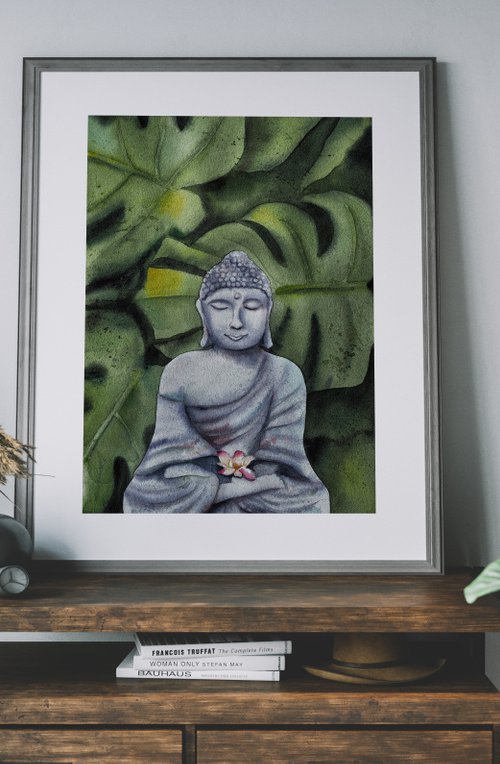 Jungle Buddha by Delnara El