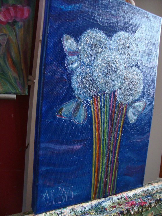 Sparkling dandelions