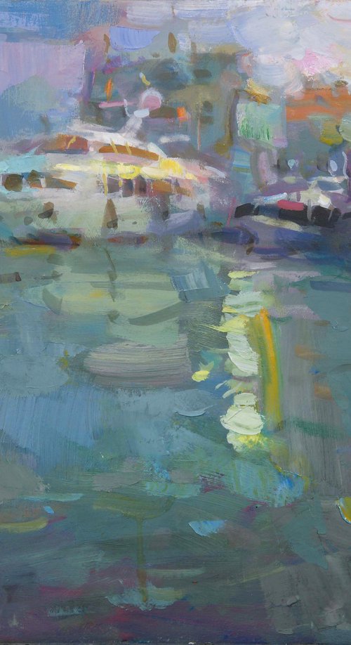 "Twilight in the port" by Eugene Segal
