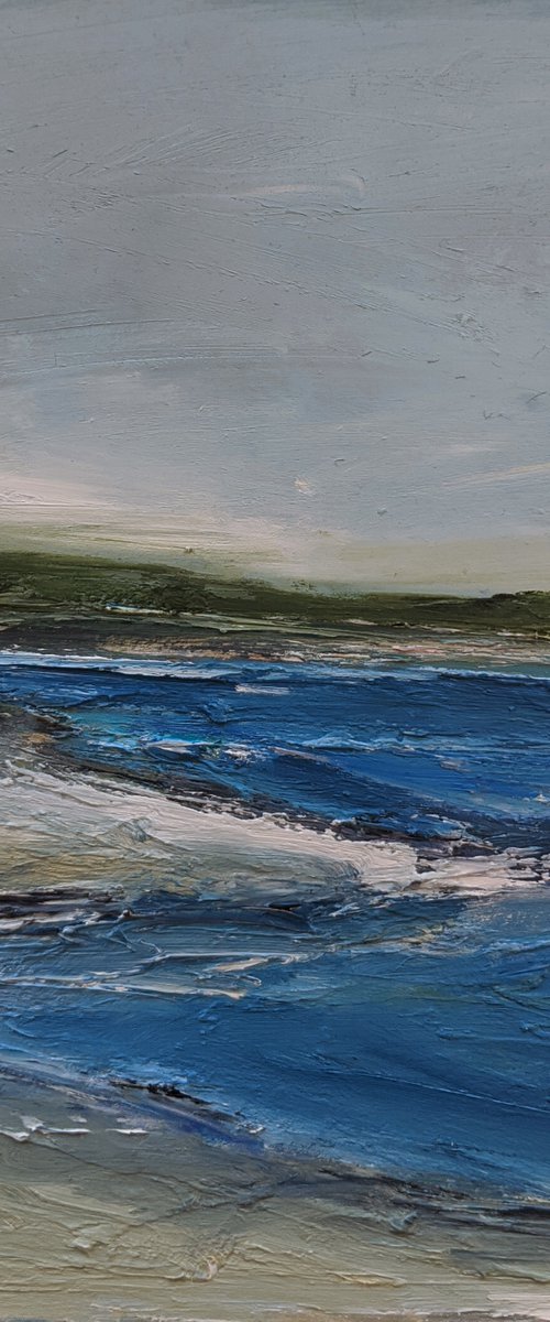 Abstract seascape #17 by Jo Earl