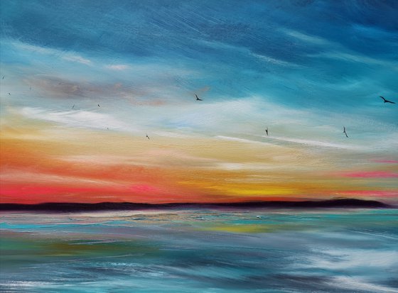 Rejuvenation - seascape, emotional, panoramic