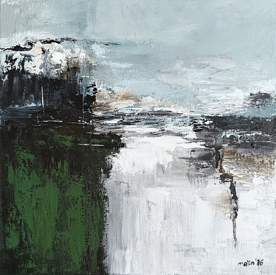 Small Square Blue-Emerald Tide Passage