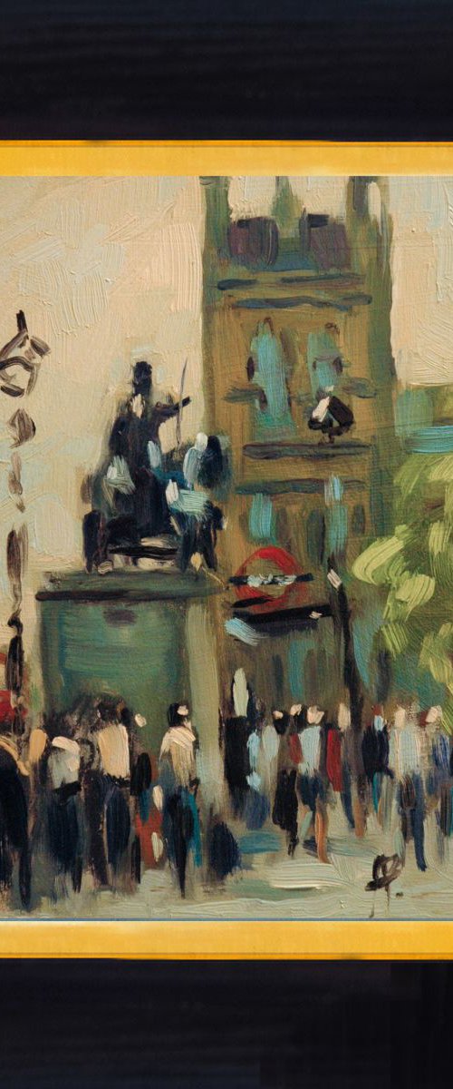 Crowds at Westminster by Andre Pallat