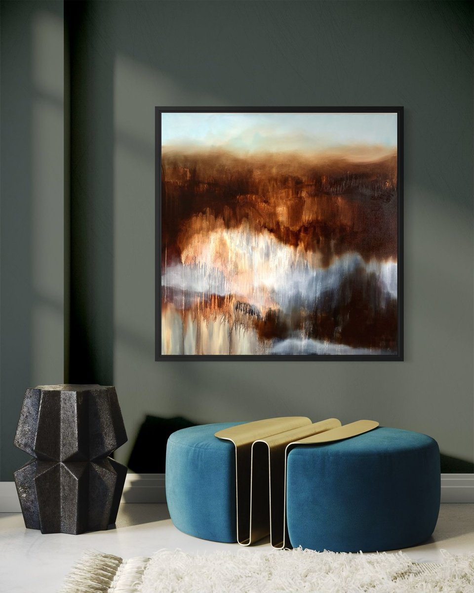 Walks With Massimo By Julia Swaby, 39 X 39, Artwork For Sale On Artfinder