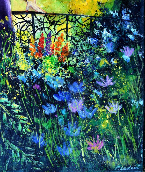 Walking in the garden