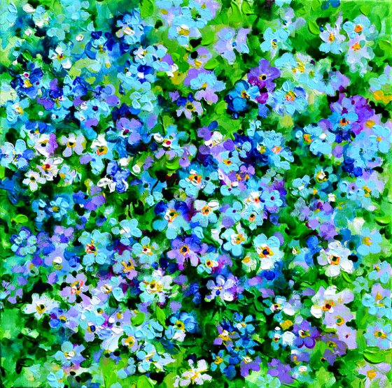 Wild Forget Me Not Flowers
