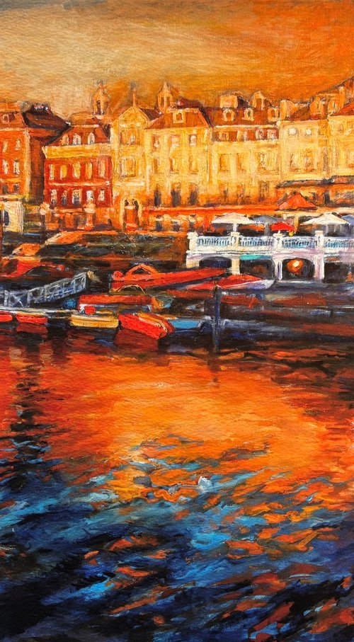Richmond Bridge Autumn by Patricia Clements