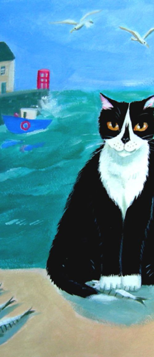 Harbour Cat by Mary Stubberfield