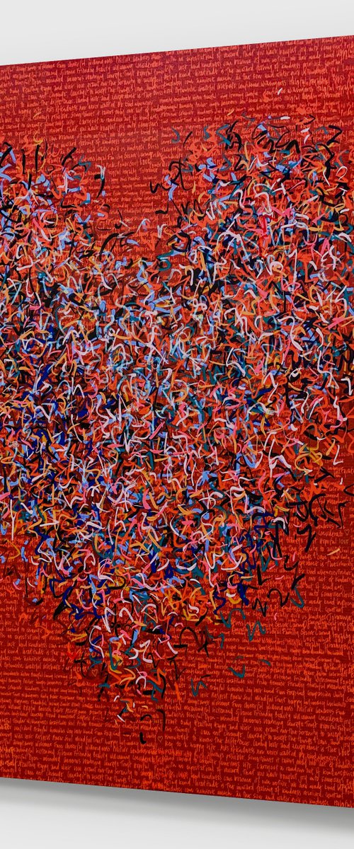 The Zen Optimist Two 127 x 127cm by George Hall