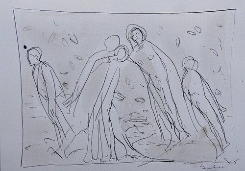 The Pagan Party 5, 21x15 cm by Frederic Belaubre
