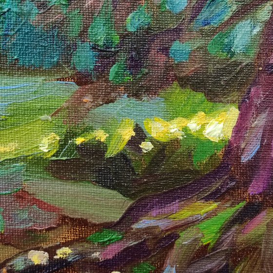 Old tree — original oil painting