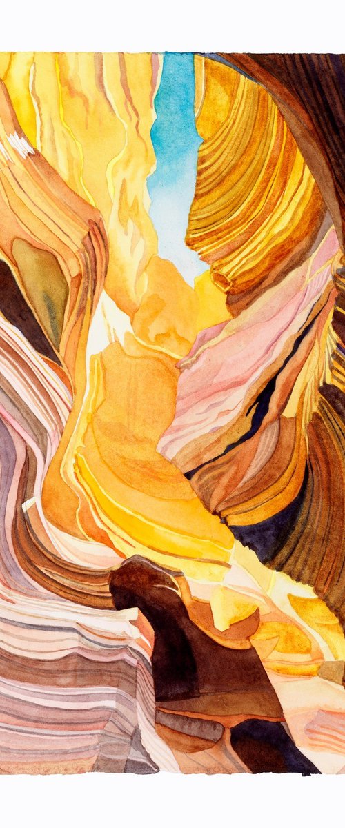 Dizzy (Antelope Canyon Tribal Park) by Beth Shadur