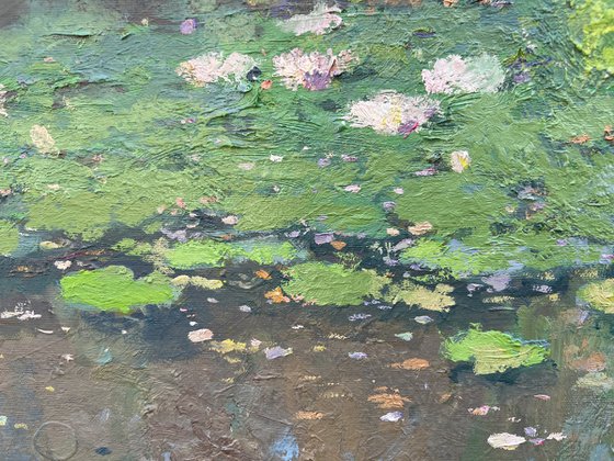 Water Lilies and Irises