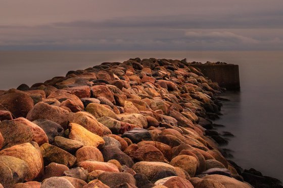 Stone jetty