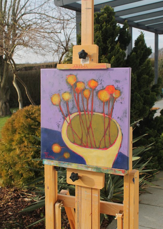 A bouquet of dandelions.