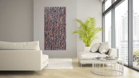 Abstract  Modern  ACRYLIC PAINTING on CANVAS by M.Y.