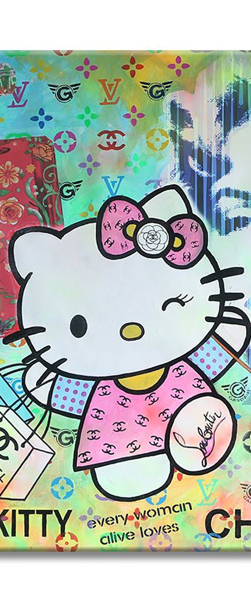 Hello Kitty Chanel by Gardani Art