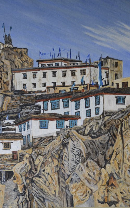 Dhankar Gompa Spiti by Ajay Harit