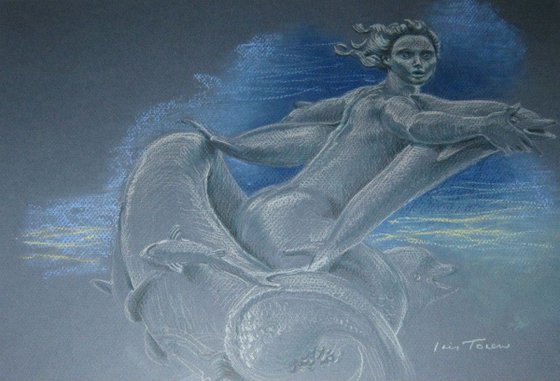 Mermaid with Dolphins