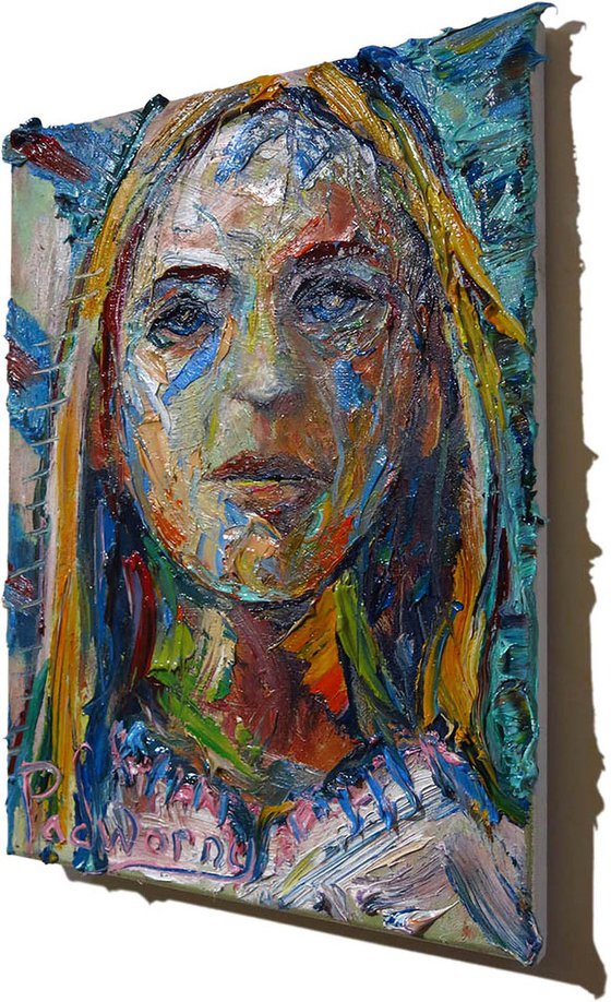 Original Oil Painting Girl