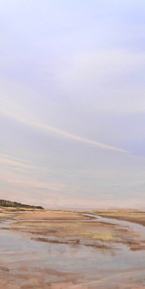 Holkham beach after the high tide by Tom Cringle