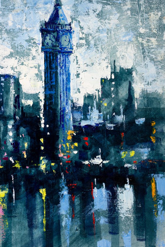 Abstract cityscape"Evening London"