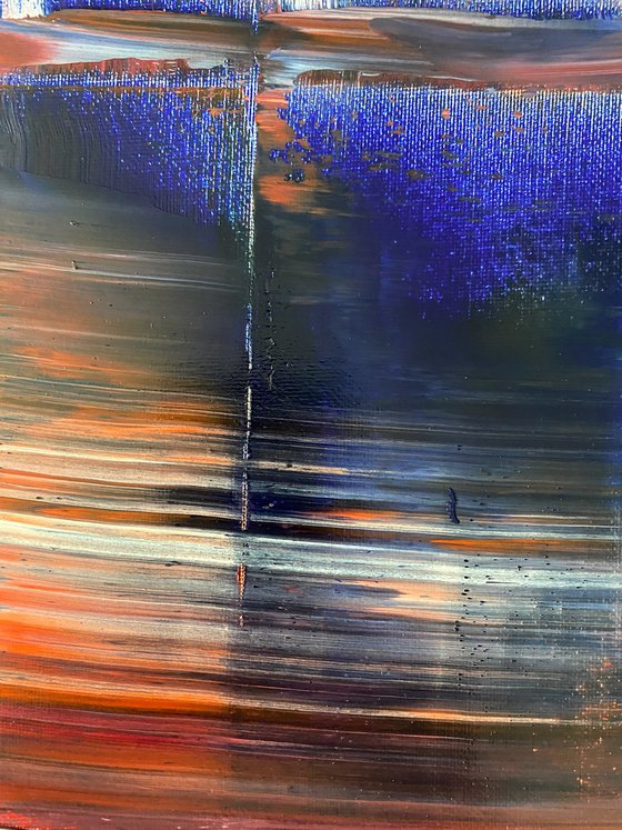 "Love At First Sight" - FREE USA SHIPPING + Save As A Series - Original PMS Abstract Diptych Oil Paintings On Canvas - 40" x 20"