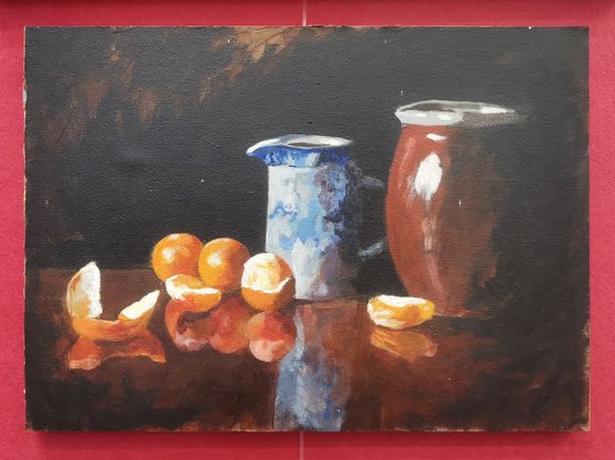 Still life with Oranges