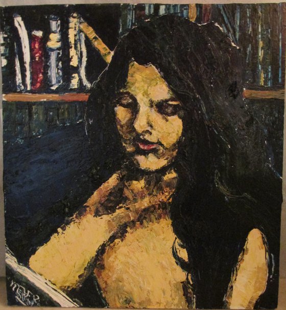 Portrait of the reader, Anne Stephens.